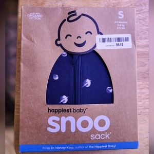 Happiest Baby Small 0-2 Months Heather Gray 100% Organic Snoo Sleep Sack